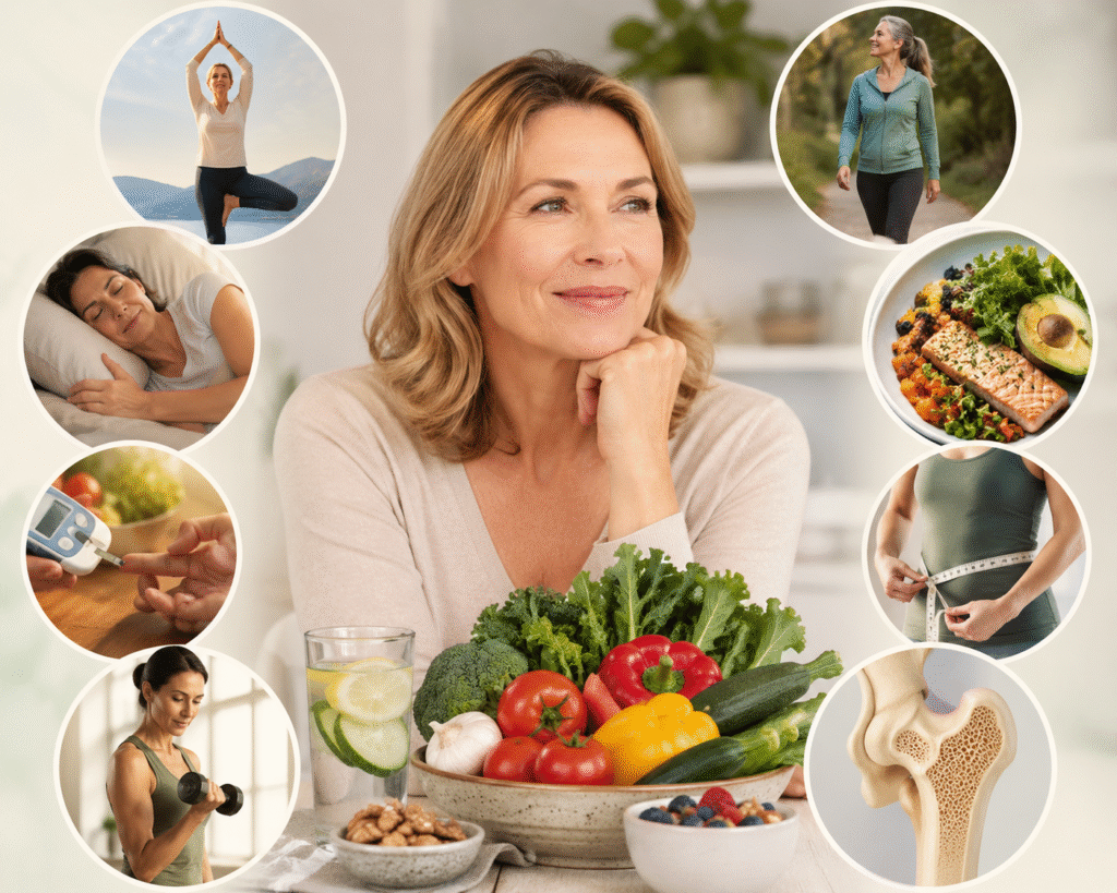 Healthy menopause nutrition lifestyle